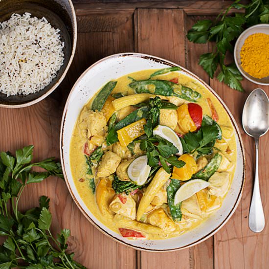 Easy chicken curry