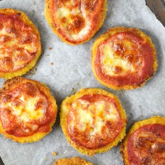 Fried Zucchini Pizza Bites
