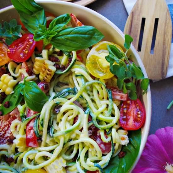 Farmer’s Market Zoodle Pasta Salad