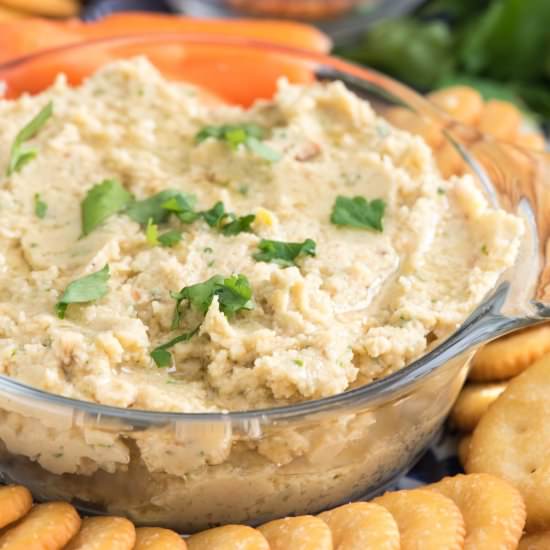 Roasted Garlic Lentil Dip
