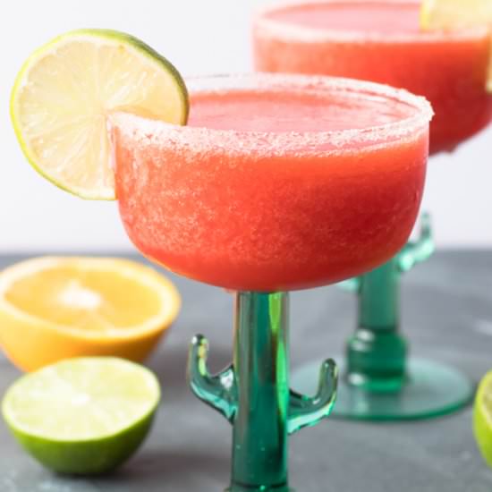 Frozen Strawberry Margaritas