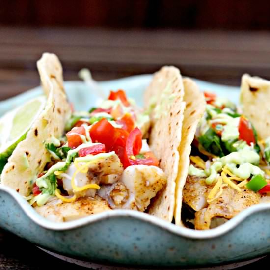 Cajun Fish Tacos