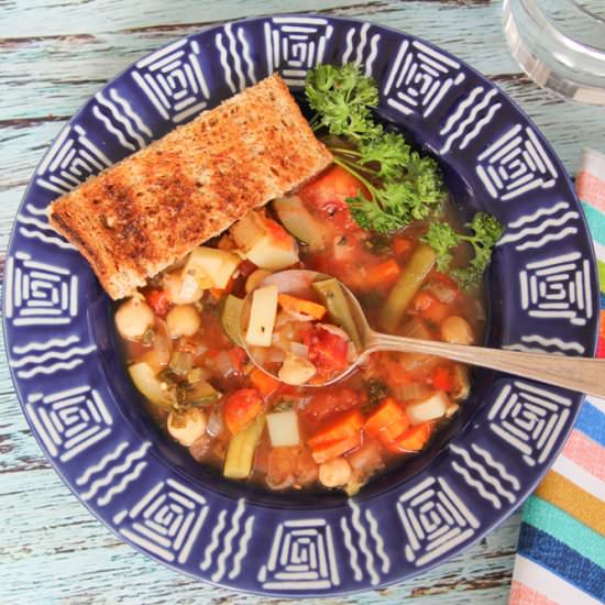 Plant Based Minestrone Soup