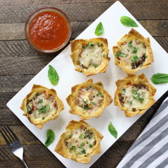 Mini Lasagna Cups