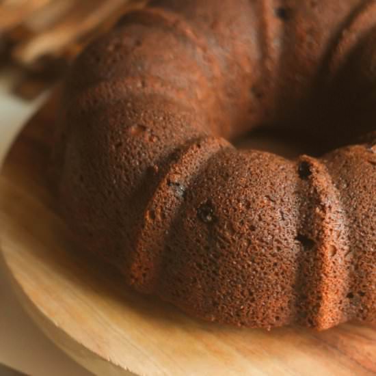 Plantain Jam Bundt Cake