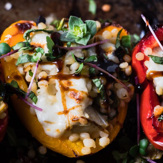 Mediterranean Stuffed Bell Peppers