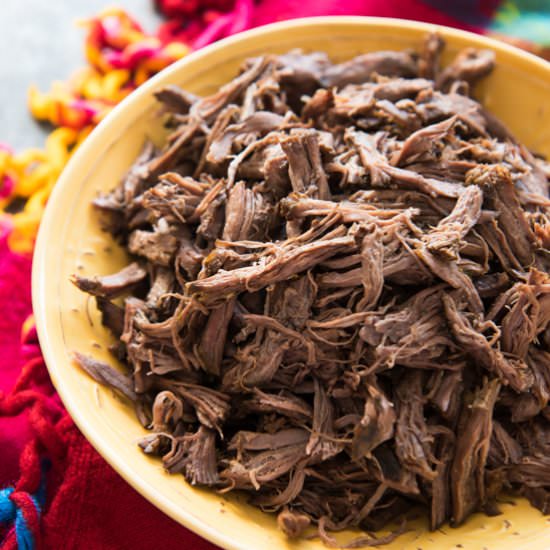 Slow Cooker Mexican Shredded Beef