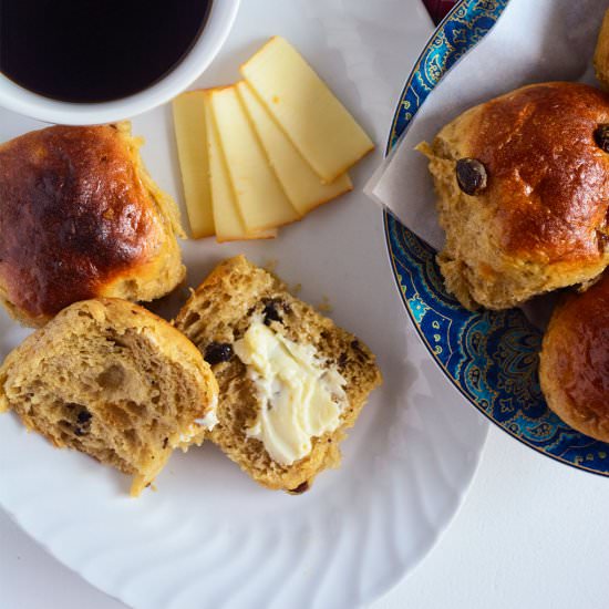 Ackee Easter Buns