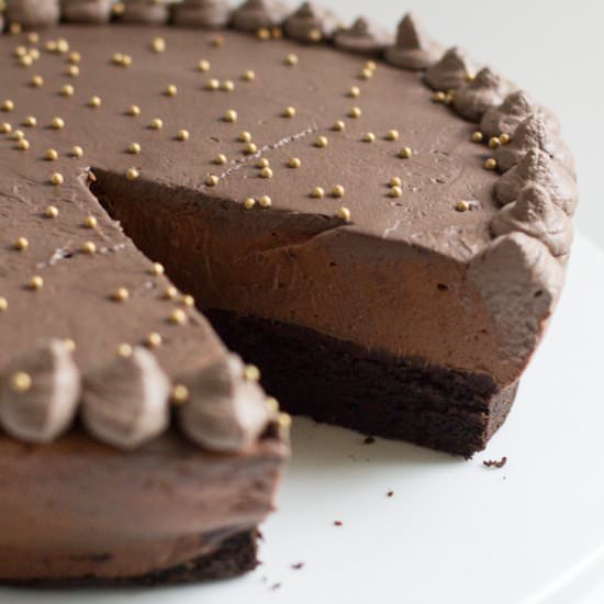 Baileys Chocolate Mousse Cake