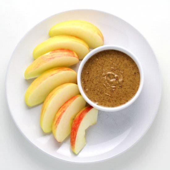 Almond Butter and Tahini Snack Dip