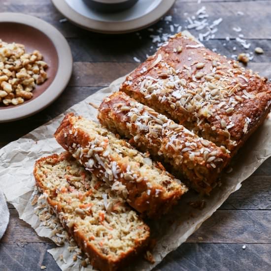 Paleo Morning Glory Quick Bread