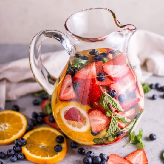 Rainbow Infused Water