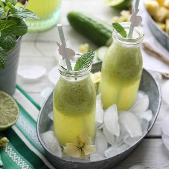 Pineapple & Cucumber Agua Fresca