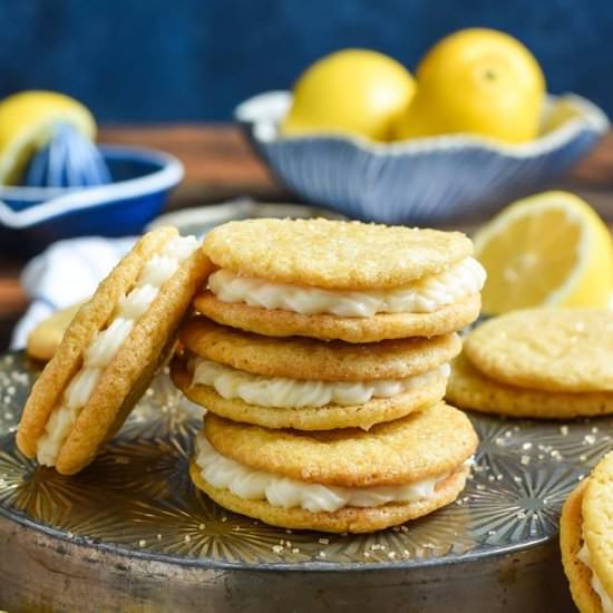 Lemon Sandwich Cookies