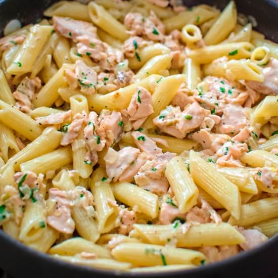Creamy Salmon Penne