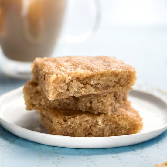 Whole Grain Vegan Horchata Blondies