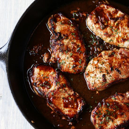 Pan Seared Pork Chops