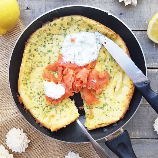Savory Dutch Baby Cake