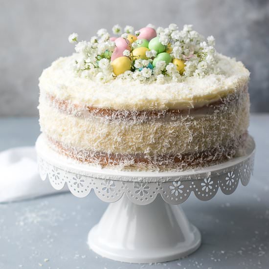 Coconut Cheesecake Cake