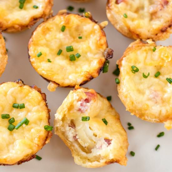 Mini Ham & Cheese Quiche