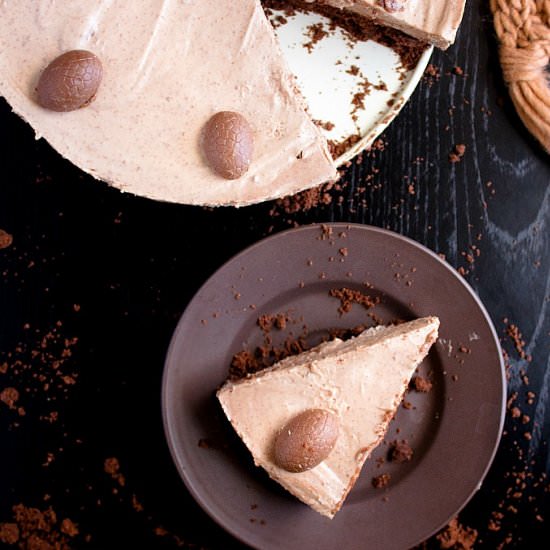No Bake Chocolate Cheesecake