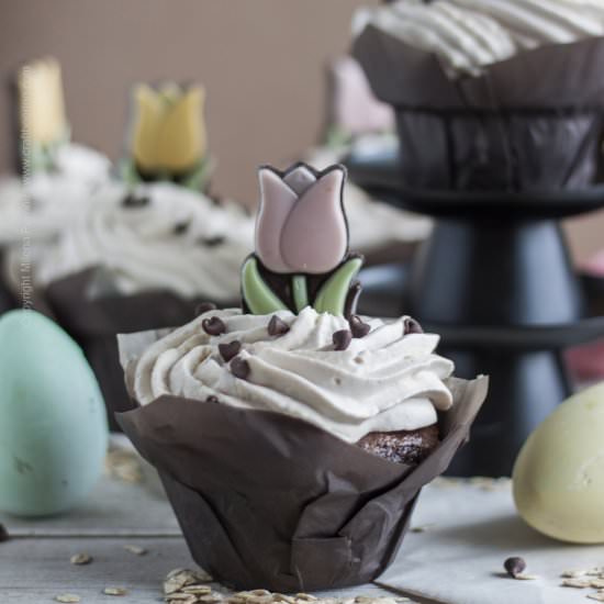 Oatmeal Stout Mascarpone Cupcakes