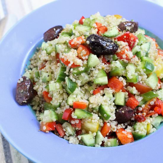 Dairy Free Greek Quinoa Salad