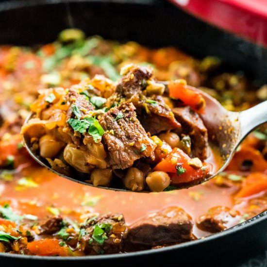 lamb and chickpea tagine