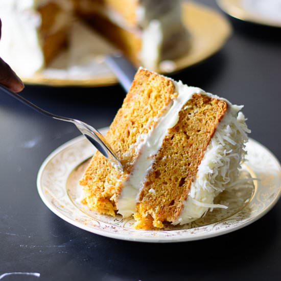 Moroccan Spiced Carrot Cake