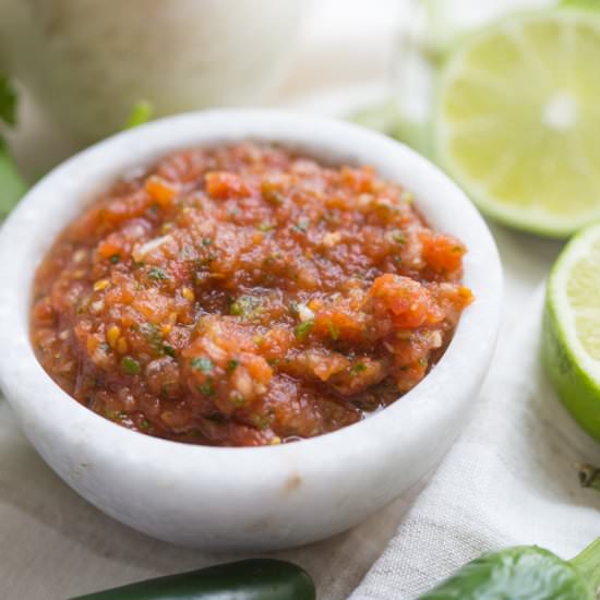 Best Restaurant Style Salsa