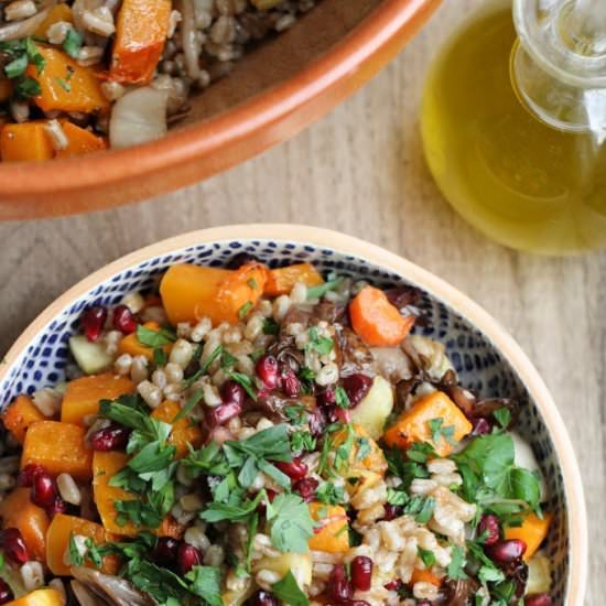 Farro Salad with Root Vegetables