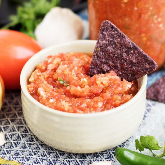Mild Serrano Pepper Salsa