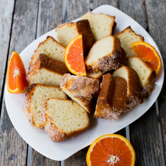 Orange Yogurt Bundt Cake