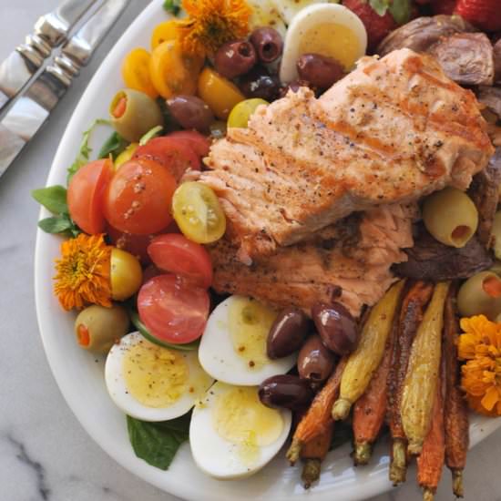 Salmon Salad Nicoise