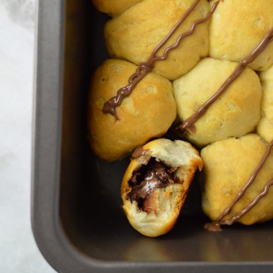 Nutella Filled Bread Bites