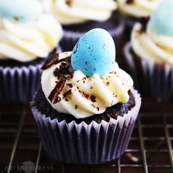 Chocolate Easter Cupcakes