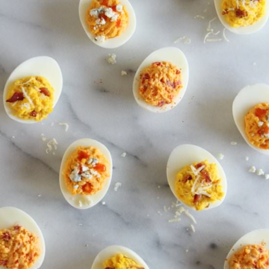 Deviled Eggs 3 Ways