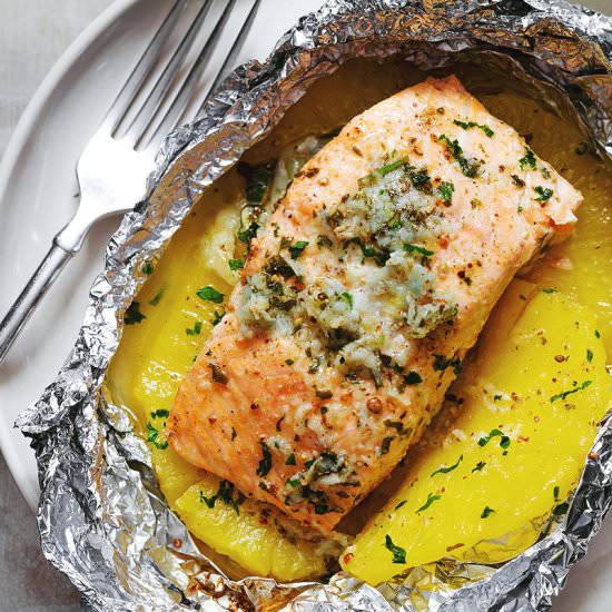 Honey Lemon Garlic Butter Salmon