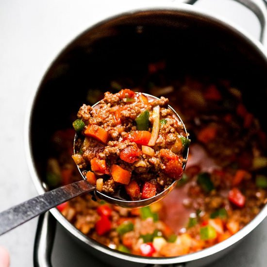 Paleo Beef Chili