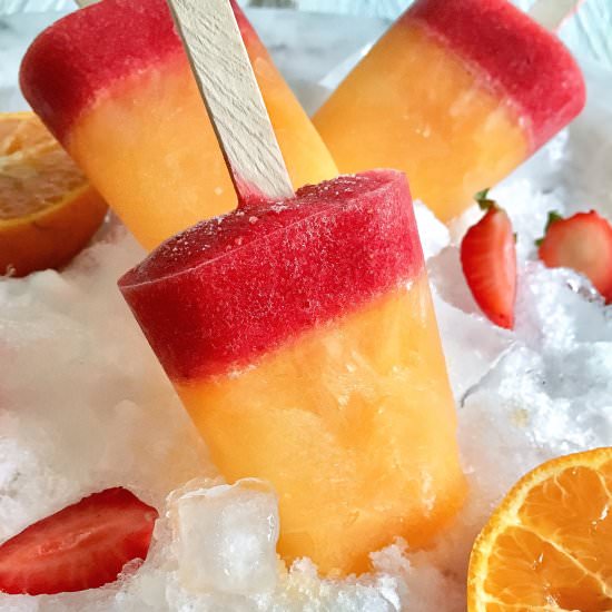 Fruity Volcano Popsicles