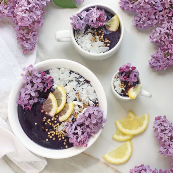 Berry Citrus Lilac Fairy Smoothie