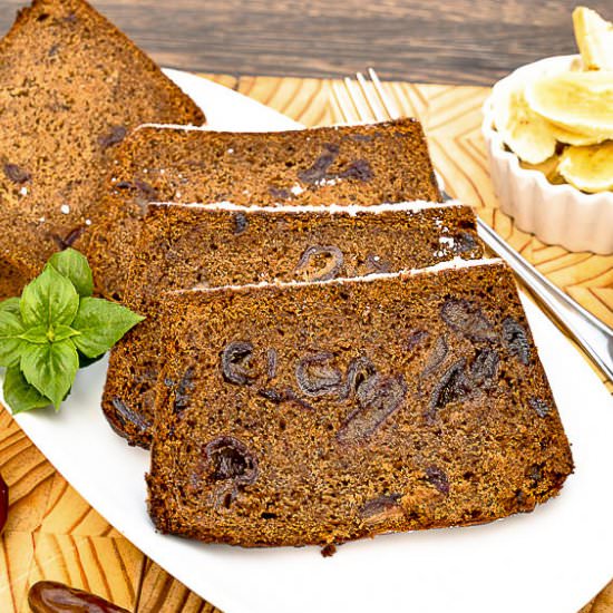 Date Banana Bread with Tahini