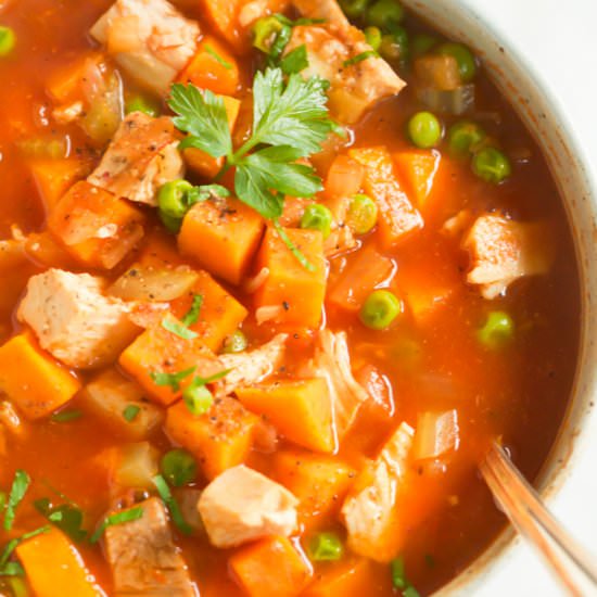 Sweet Potato Chicken Soup