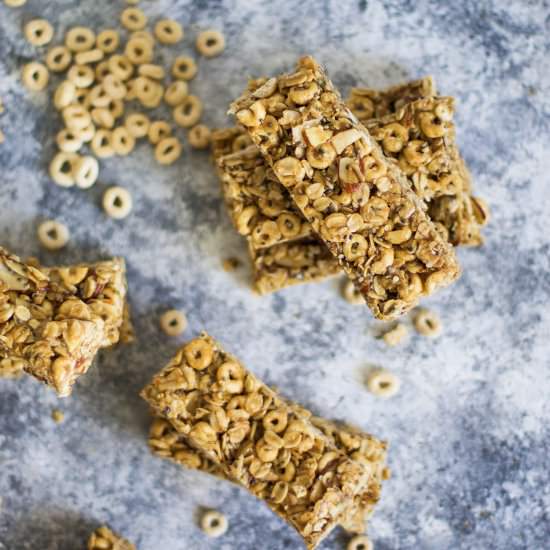 Leftover Cereal Granola Bars