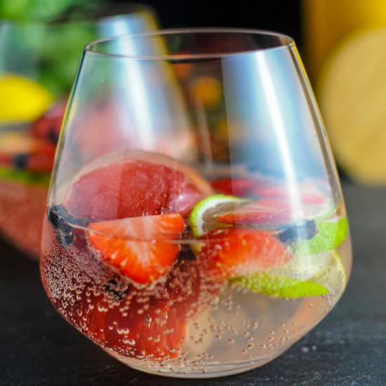 Strawberry Limeade Gin and Tonic