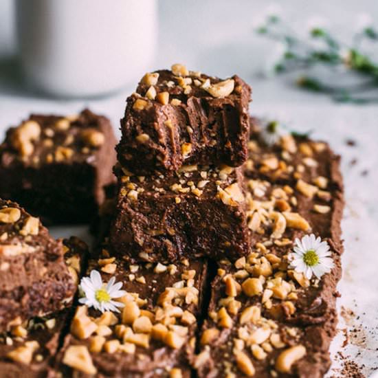 Peanut Butter Avocado Brownies