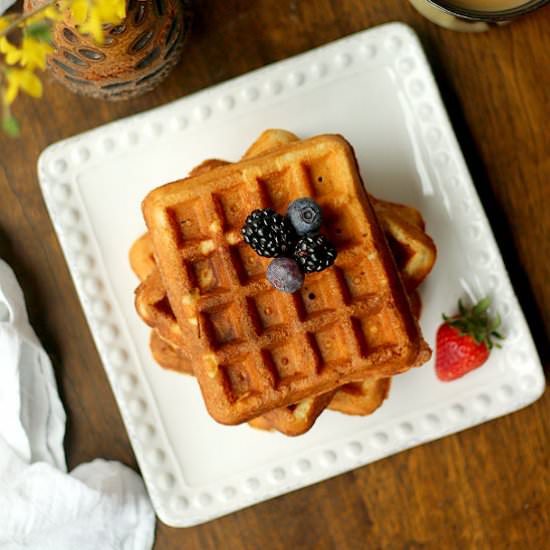 Overnight Belgian Waffles