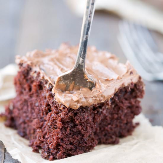 Chocolate Mashed Potato Cake