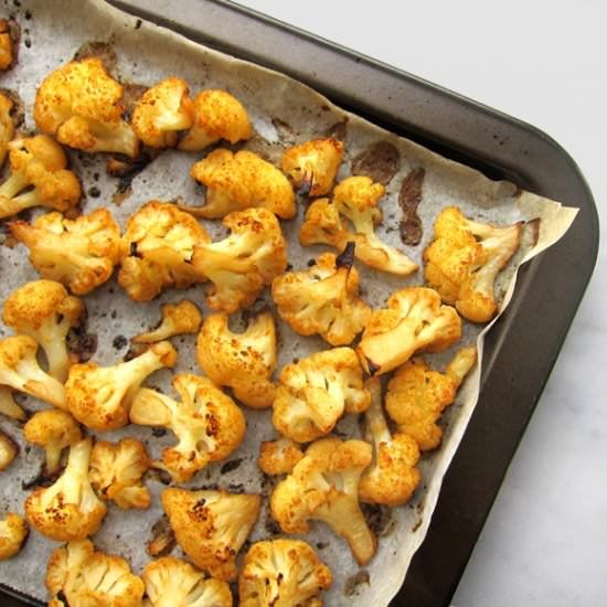 Spicy Roasted Cauliflower