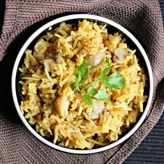 Mushroom Briyani